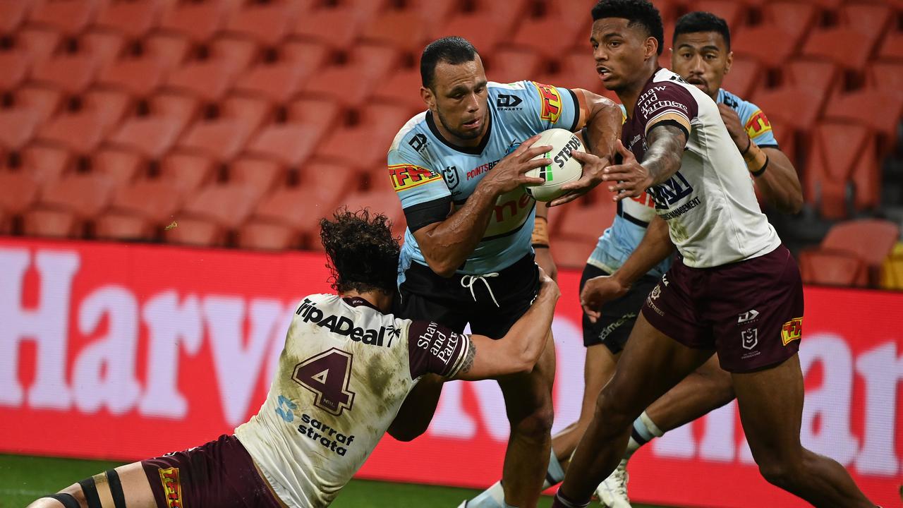 Will Chambers was fired up against Manly Picture: NRL photos