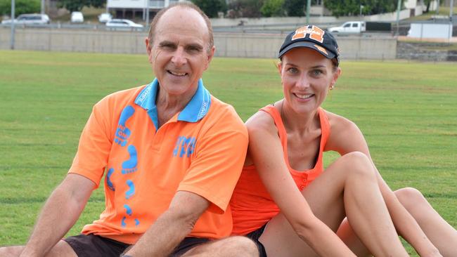 Gympie Hash House Harrier members Ralph Frankcom and Tanya Frankcom-Hehir. Picture: Tanya Easterby/The Gympie Times