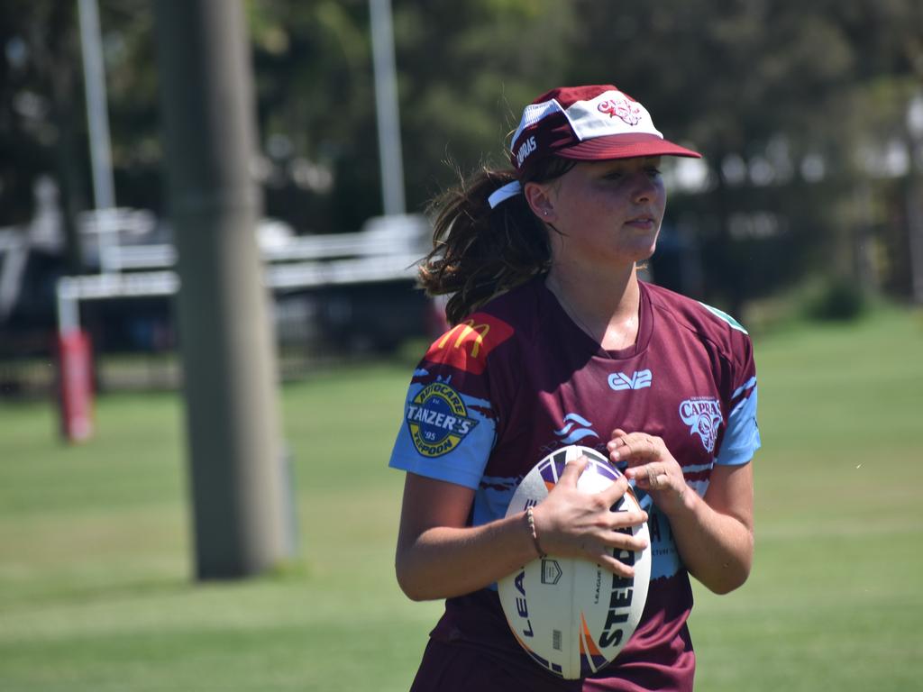 CQ Capras under-17 girls squad at pre-season training at Emmaus College, Rockhampton, on January 18, 2025.