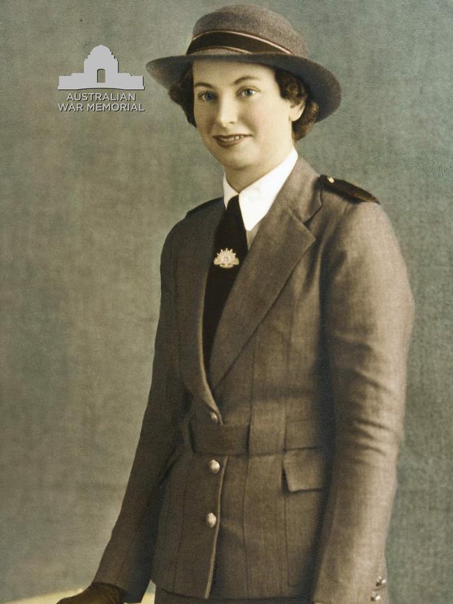 Vivian Bullwinkel in 1941, the year she joined the Australian Army Nursing Service. Picture: Australian War Memorial.