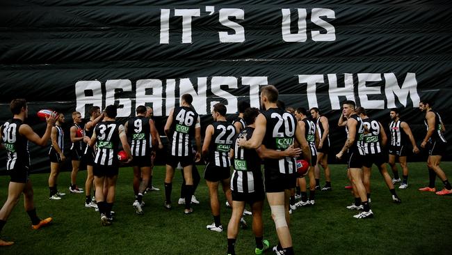 Collingwood players must work harder, Nathan Buckey says. Picture: Wayne Ludbey