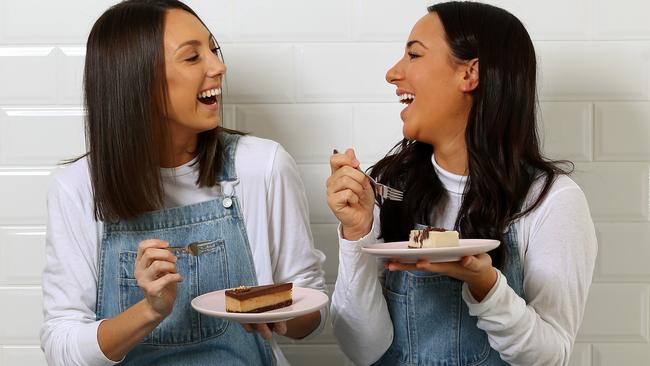 Georgia Homer and Bec Askeyare the cowners of Nude Sisters Wholefood Kitchen at Mermaid Waters. Pics Adam Head