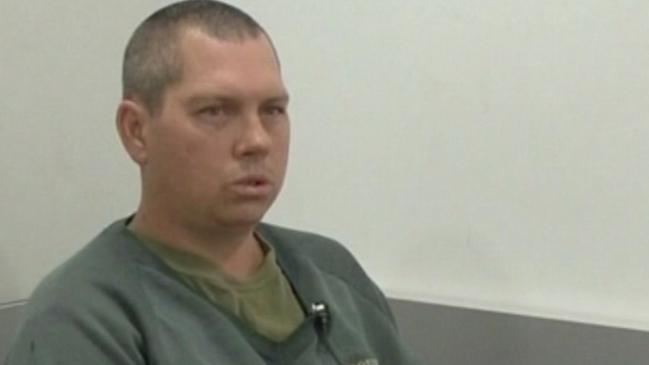 Churchill arsonist Brendan Sokaluk during a police interview. Picture: Supplied