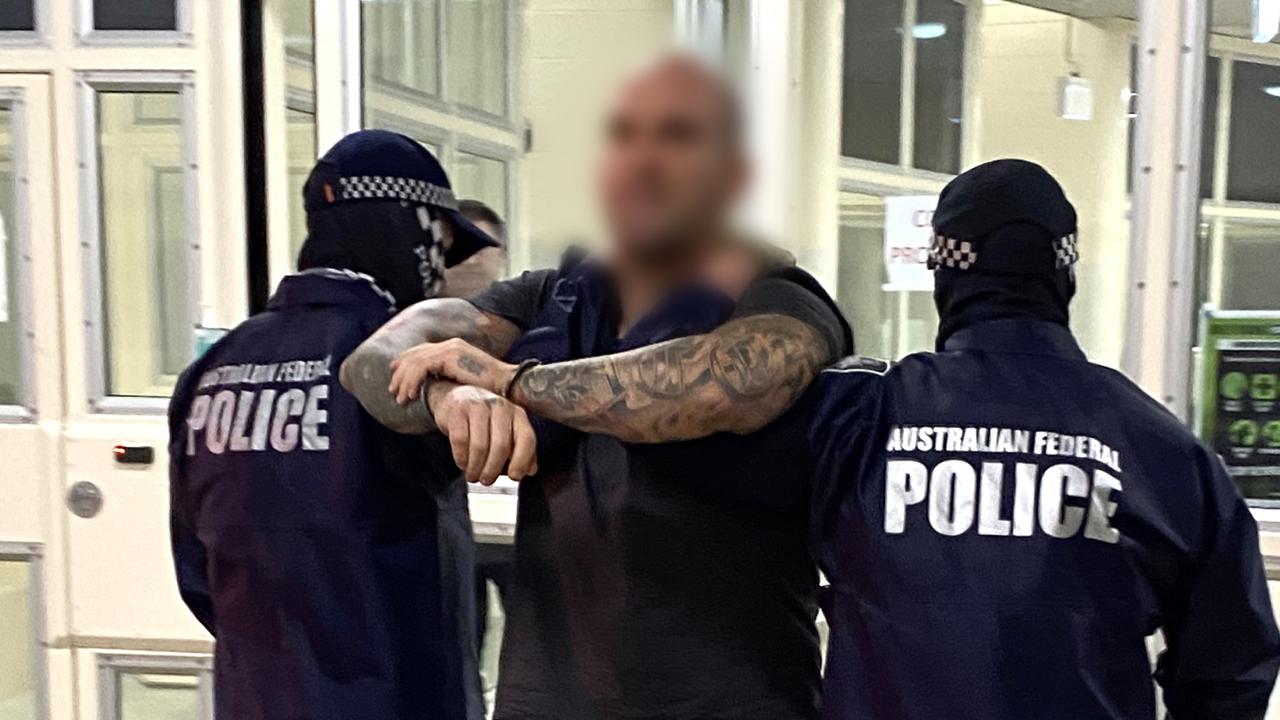 Comanchero boss Mark Buddle has been arrested on Australian soil. Picture: Australian Federal Police