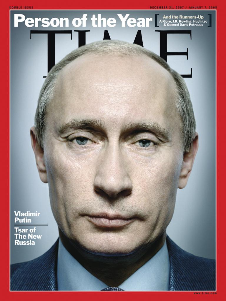 Putin has been in power since 1999 and during his fourth presidential term, he launched a full scale invasion of Ukraine in 2022, which still continues today. Photo: TIME Magazine