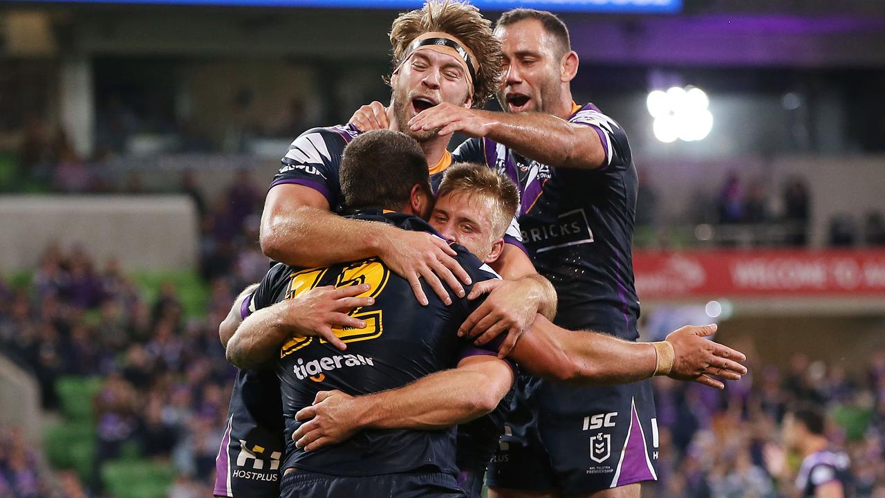 The Storm were too good for the Broncos at AAMI Park in the season opener.
