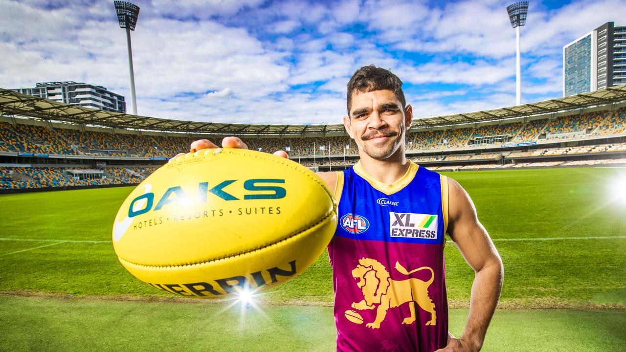 Brisbane Lions star forward Charlie Cameron has called for the grand final to be played at The Gabba. Picture: NIGEL HALLETT