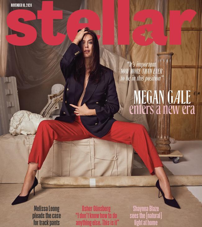 Megan Gale is on the cover of this Sunday’s Stellar. Picture: Steven Chee for Stellar