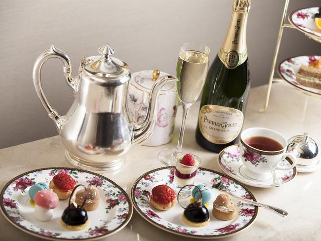 Indulge in a luxurious high tea at The Langham. Picture: Supplied