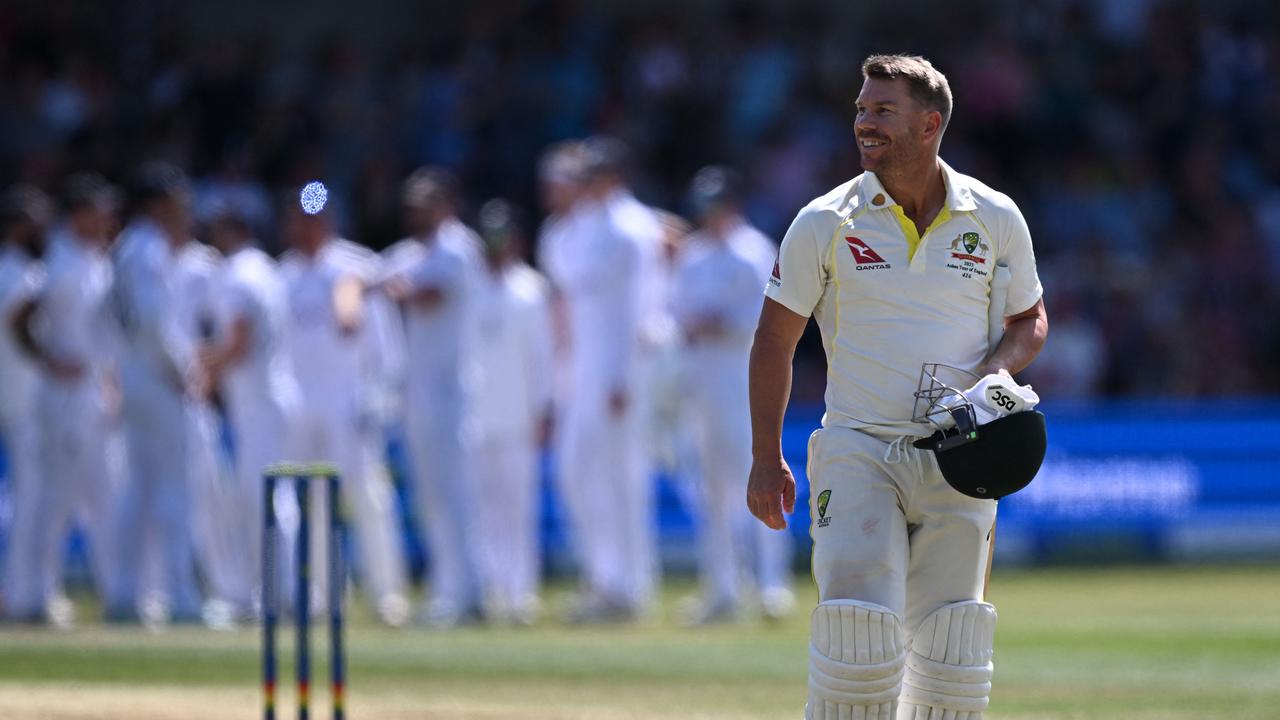 David Warner battled in the third Test at Headingley. Picture: Paul Ellis / AFP