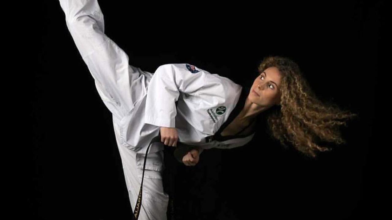 Australian Stacey Hymer is competing in taekwondo on Sunday. Picture: Instagram.