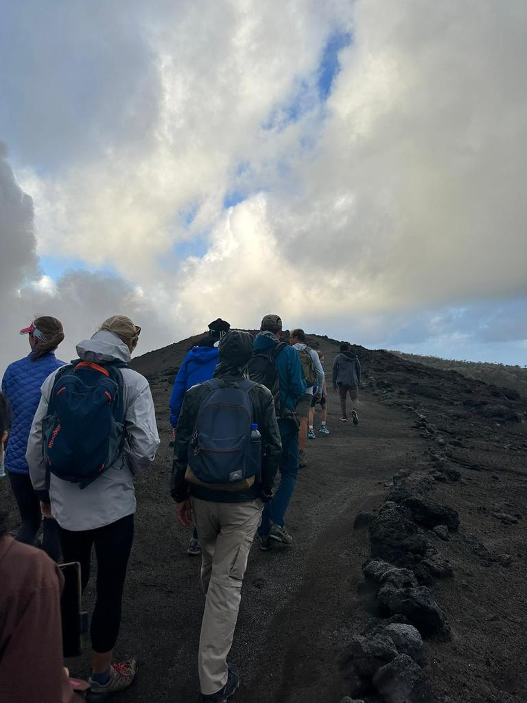 It takes almost two hours to get there and then a five minute hike up to the rim.