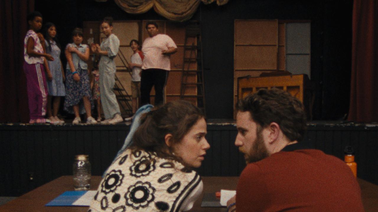 Molly Gordon and Ben Platt in Theater Camp. Picture: 20th Century Studios