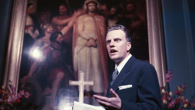 Billy Graham Jr, in 1955. Two years later he invited Martin Luther King to join one of his crusades.