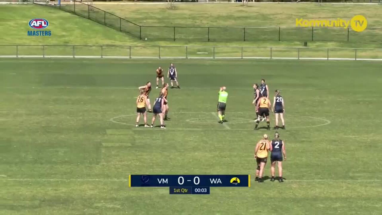 Replay: Victoria Metro v WA (Women 40s div 1) - 2024 AFL Masters National Carnival Day 2