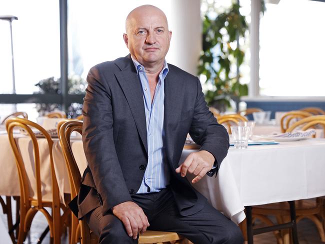 Coogee Dolphins president Paul Vanni at the Annual Patty Byrne Sportmans Lunch at Coogee Pavilion. Picture: Sam Ruttyn