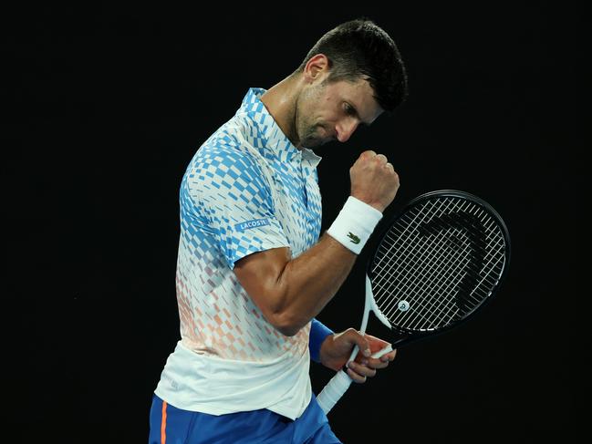 Novak Djokovic is out for revenge against Andrey Rublev. Picture: Mark Kolbe/Getty