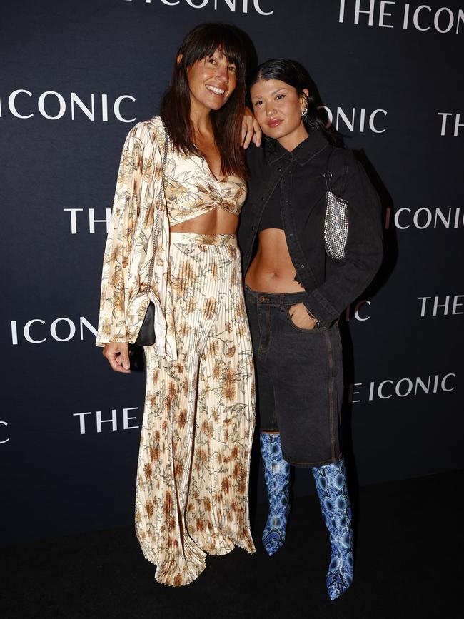 Nicole Adolphe and Danielle Soglimbene before the show. Picture: Richard Dobson