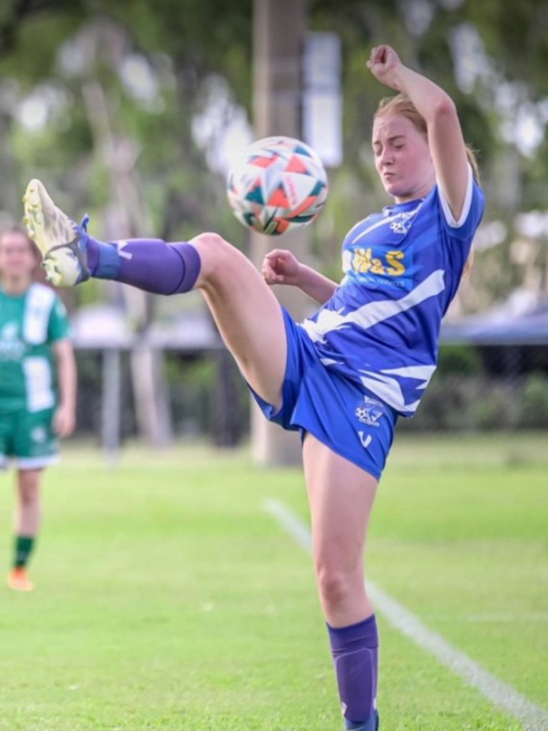 Bluebirds United midfielder Charlotte Poyser.