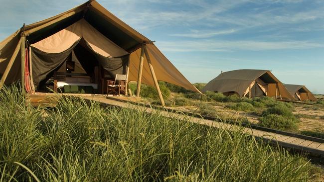 Best place to stay. Sal Salis near Ningaloo Reef in Western Australia Picture: Supplied