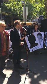 Protests Held as Manus Island Refugees Remain at Abandoned Centre. Credit - Adam Bandt via Storyful