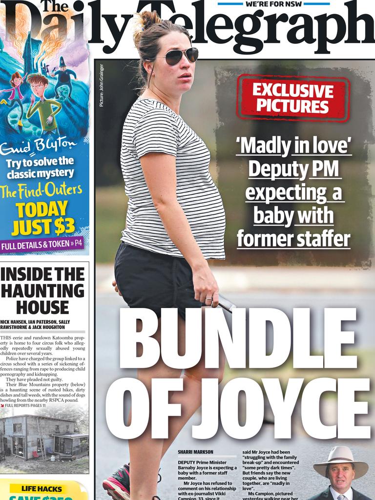 Barnaby Joyce Affair Outrage Over Couple S 150 000 Love Child Tell All Daily Telegraph