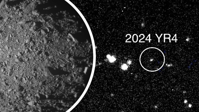 weba rt for asteroid 2024 YR4