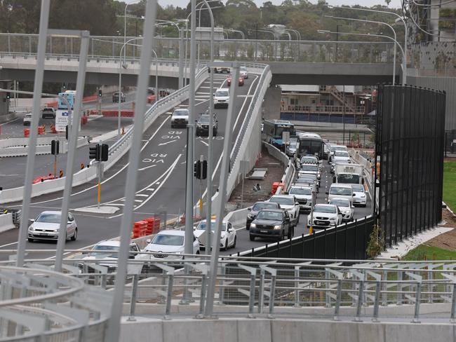 Traffic was relatively quiet on Victoria Road on Monday morning. Picture: Rohan Kelly