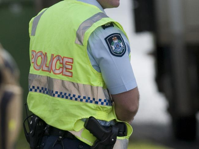 A police officer at a gas leak in Earhart Street, Wilsonton, Friday, June 07, 2013. Photo Kevin Farmer / The Chronicle