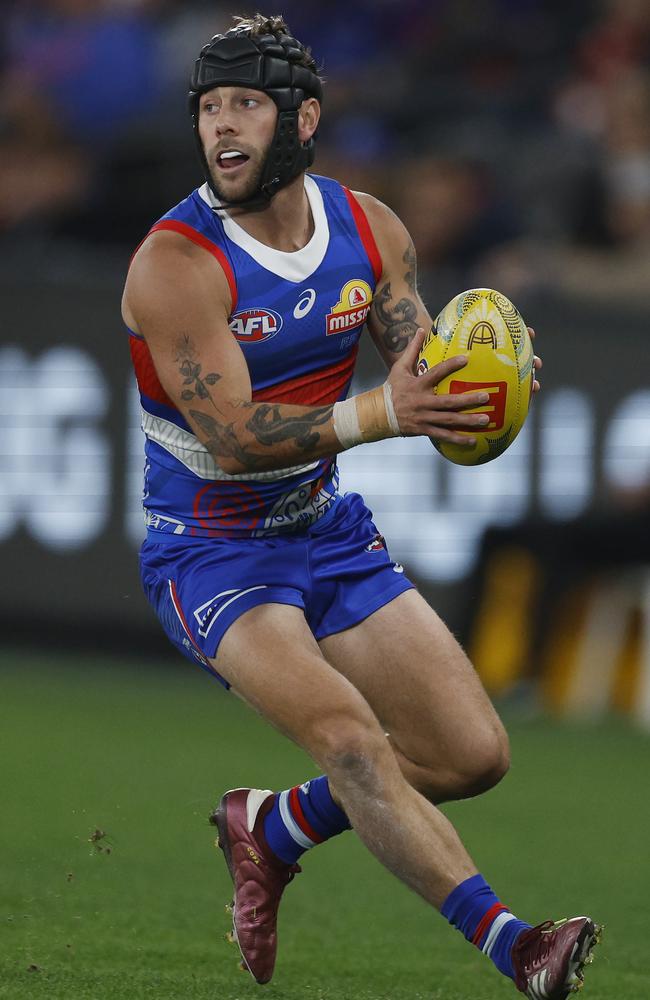 Caleb Daniel was subbed on or off more times than he played full games in 2024. Picture: Michael Klein