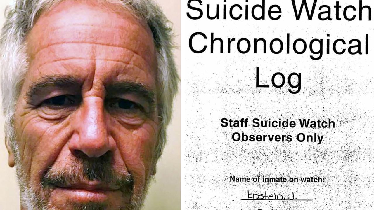 Prison documents have shed new light on Jeffrey Epstein’s final days. Picture: Supplied