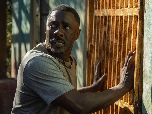 Idris Elba as Dr. Nate Samuels in Beast, directed by Baltasar Kormákur.