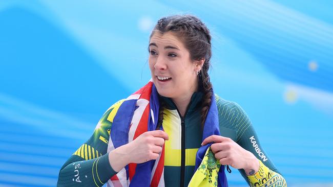 Breeana Walker produced the best performance ever by any Australian bobsleigh driver. Picture: Getty Images