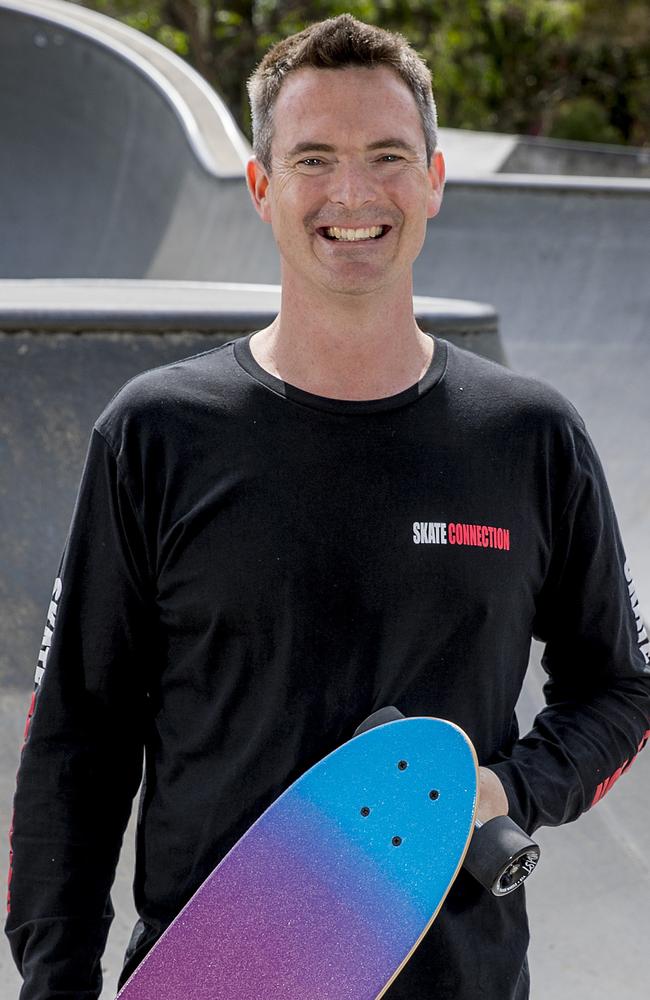 Skate Connection director and co-founder Brett Vowles. Picture: Jerad Williams