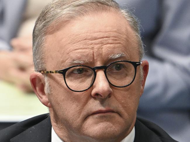 CANBERRA, AUSTRALIA, NewsWire Photos. MARCH 18, 2024: Prime Minister Anthony Albanese during Question Time at Parliament House in Canberra. Picture: NCA NewsWire / Martin Ollman