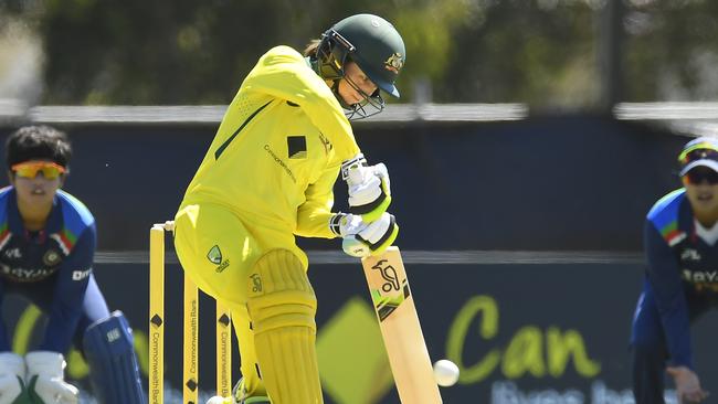 Haynes is Australia’s T20 vice-captain and also skippers the Sydney Thunder WBBL team. Picture: Albert Perez / Getty Images