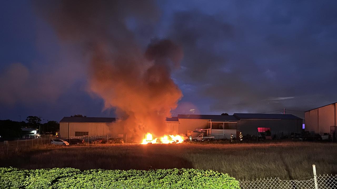 Toowoomba police are investigating suspicious fires that damaged buildings and cars in James St and Fitzgibbon St.