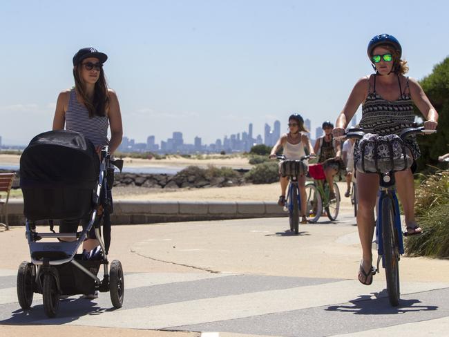 Bayside's popular Bay Trail will be upgraded, with the new path to separate cyclists and pedestrians. 