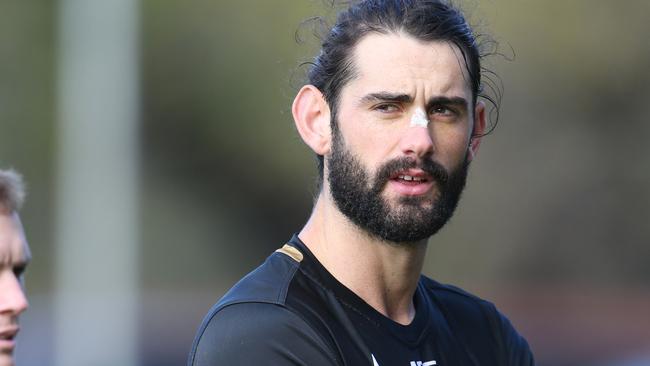 Brodie Grundy is out of contract at the end of 2020. Pic: Michael Klein.