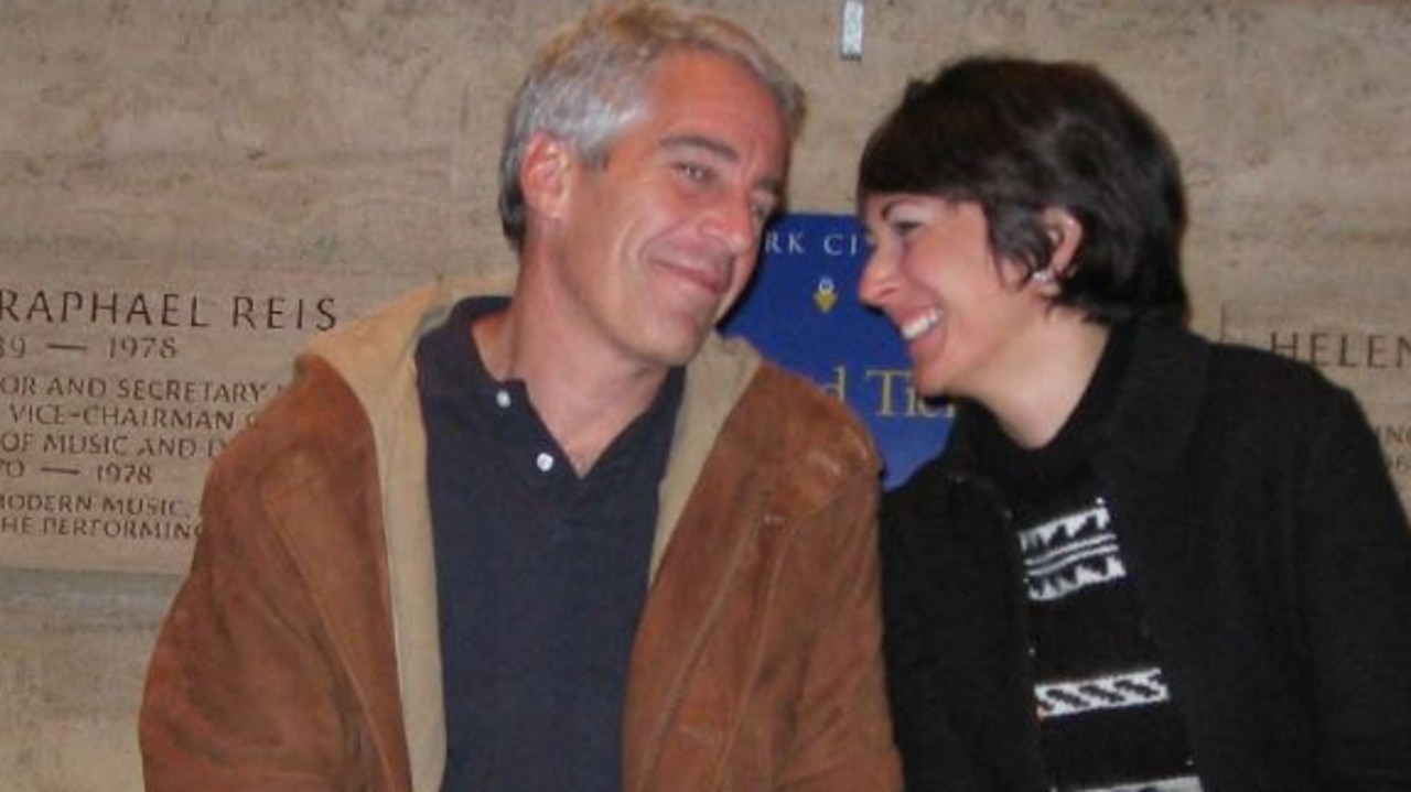 Never before seen photos of Jeffrey Epstein and Ghislaine Maxwell were shown at the socialite's trial in New York. Picture: Southern District Court of New York