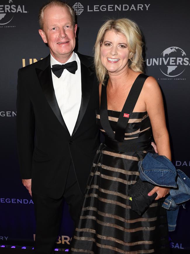 The couple at a movie premiere in Sydney in 2014. Picture: AAP Image/Dan Himbrechts