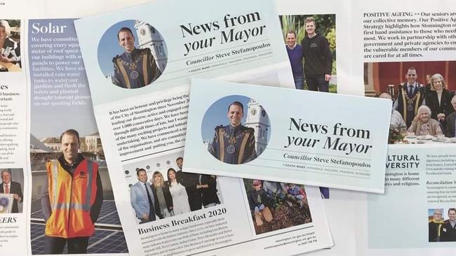 Stonnington Mayor Steve Stefanopoulos has been criticised by ratepayers over the ‘News from your Mayor’ newsletter sent out last month.