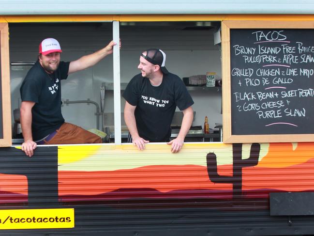 Dining guide ,Taco Taco food van run by Matt Hidding (left) and Chris Quinn,.