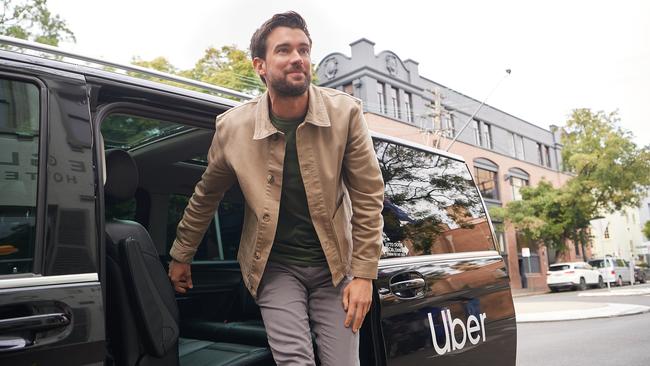 Jack Whitehall is the new face of an Uber Reserve campaign. Picture: Ken Butti