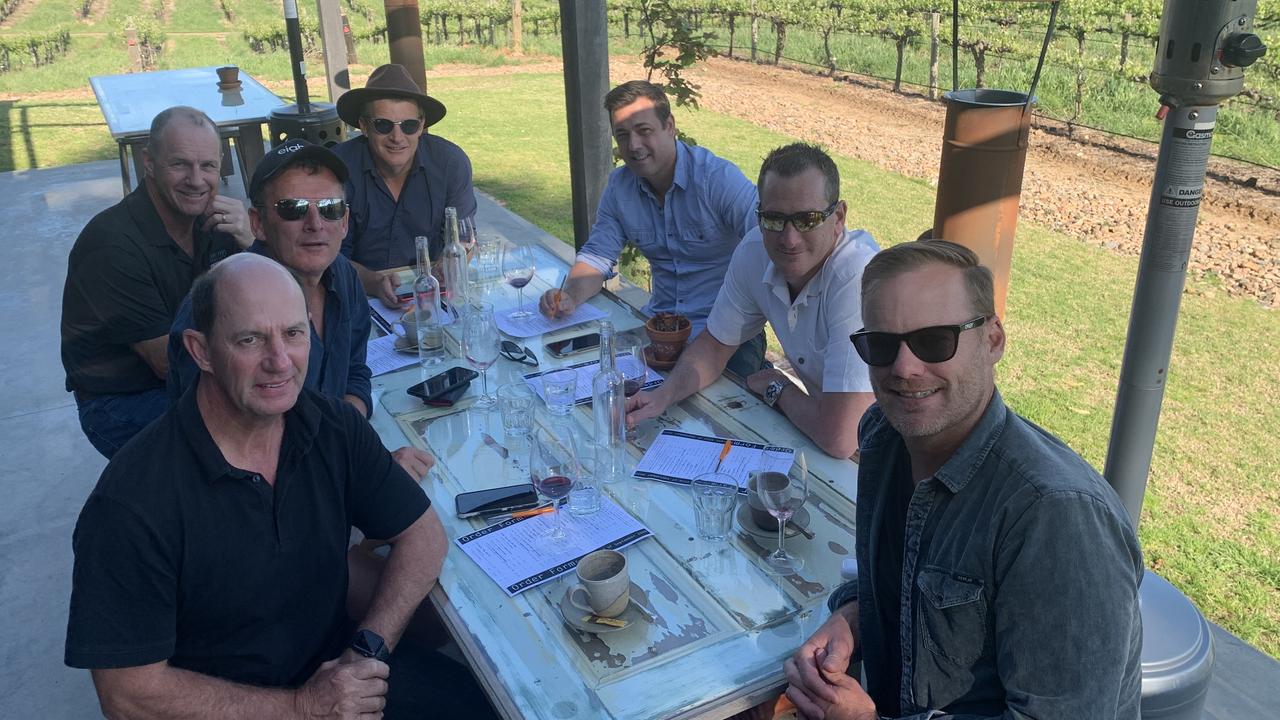 Travis Schultz and a group of mates travelled to David Franz in the Barossa, SA.