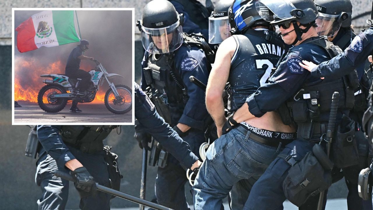 ‘INVADED, OCCUPIED’: Apocalyptic images as US descends into chaos