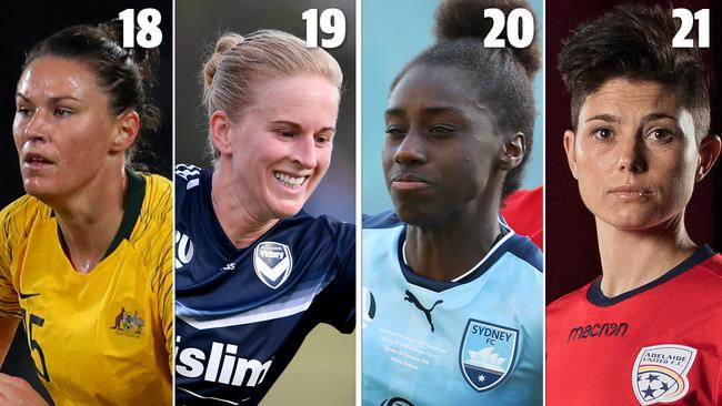 Emily Gielnik, Natasha Dowie, Princess Ibini, Michelle Heyman