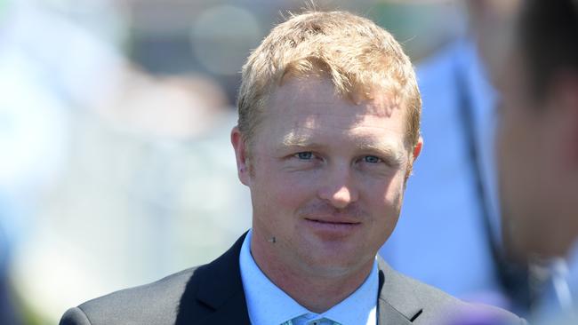 Cameron Crockett prepares Time For Victory who can bounce back at Mudgee on Friday. Picture: AAP Image