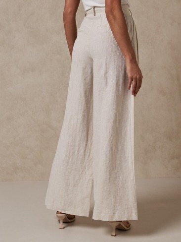 AERE Linen Wide Leg Pants. Picture: THE ICONIC.