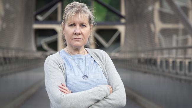 Julie-Ann Finney, the mother of veteran David Finney who took his own life in 2019, pictured in Hobart. Picture: Chris Kidd